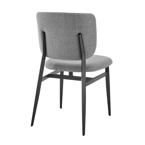 Gray Fabric / Upholstered Side Dining Chair