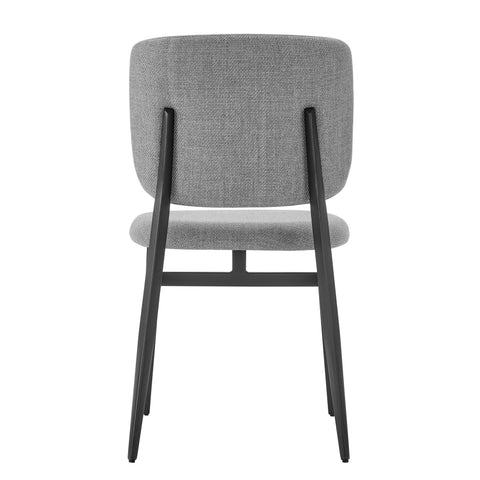 Gray Fabric / Upholstered Side Dining Chair