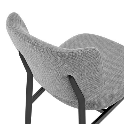 Gray Fabric / Upholstered Side Dining Chair