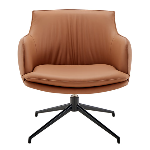 Dark Caramel / Swivel Lounge Chair