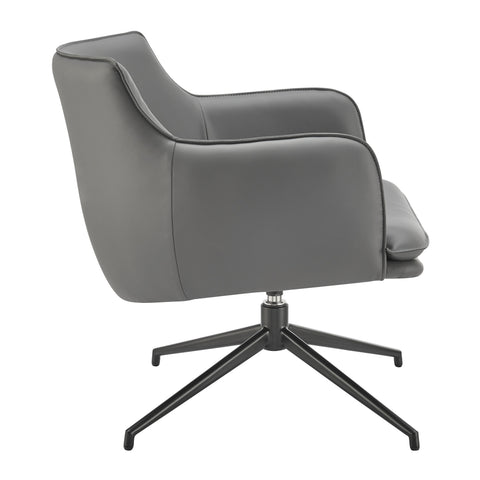Gray / Swivel Lounge Chair