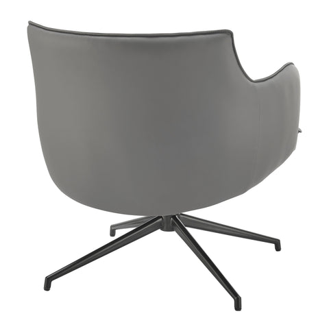 Gray / Swivel Lounge Chair