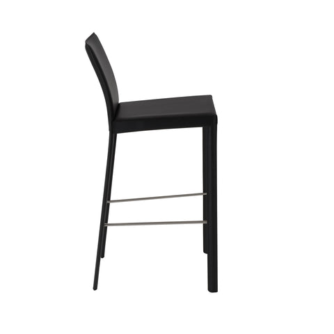 Black / Set of 2 Bar Stools