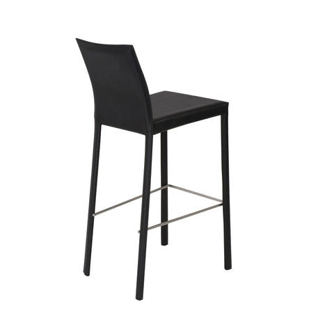 Black / Set of 2 Bar Stools