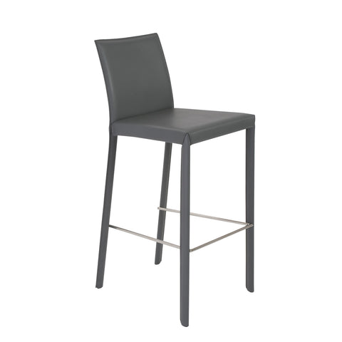Gray / Set of 2 Bar Stools