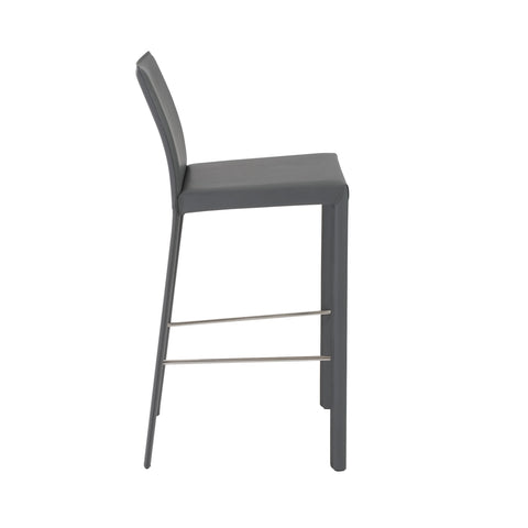 Gray / Set of 2 Bar Stools