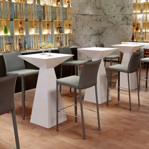 Gray / Set of 2 Bar Stools