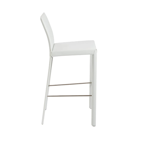 White / Set of 2 Bar Stools