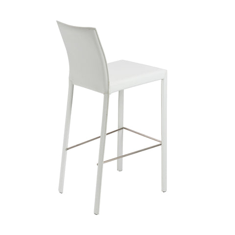 White / Set of 2 Bar Stools