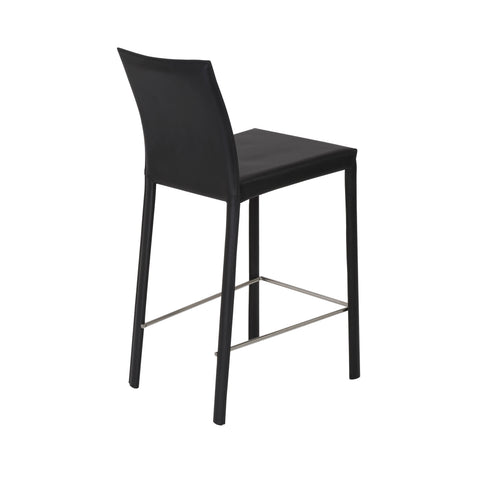 Black / Set of 2 Counter Stools