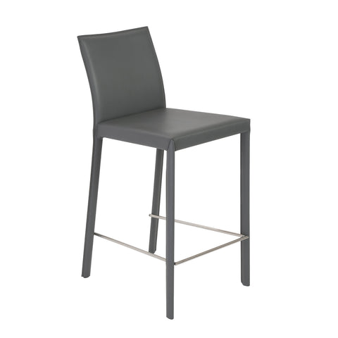 Gray / Set of 2 Counter Stools