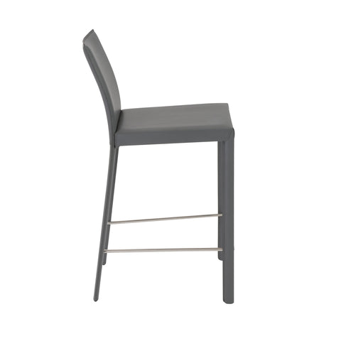 Gray / Set of 2 Counter Stools