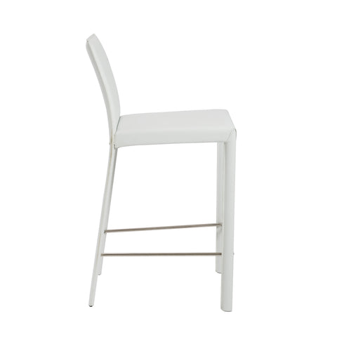 White / Set of 2 Counter Stools