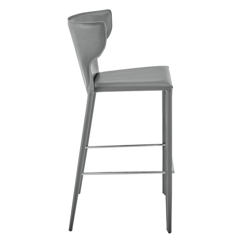 Gray / Set of 2 Bar Stools