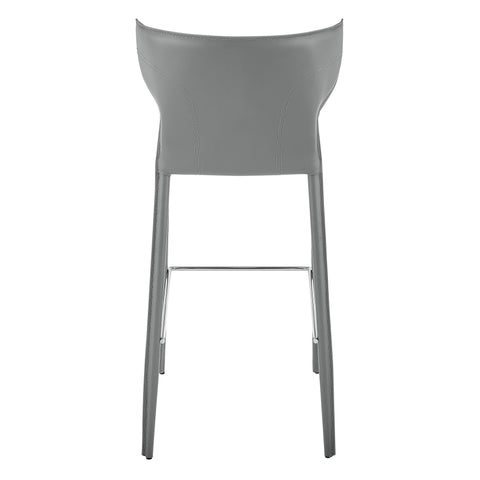 Gray / Set of 2 Bar Stools