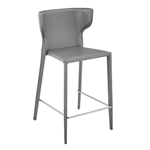 Gray / Set of 2 Counter Stools
