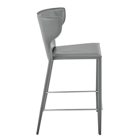 Gray / Set of 2 Counter Stools