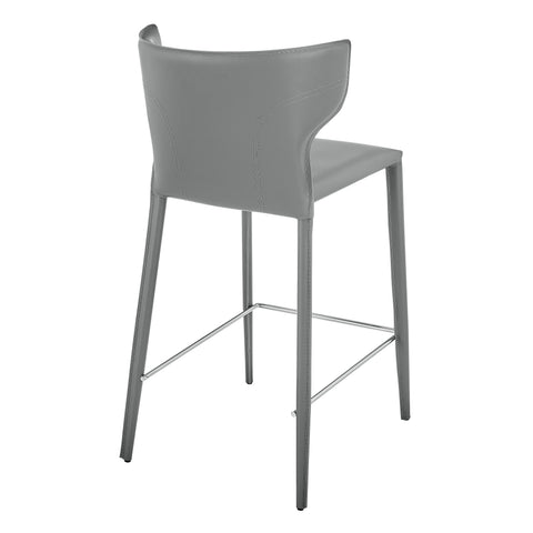 Gray / Set of 2 Counter Stools