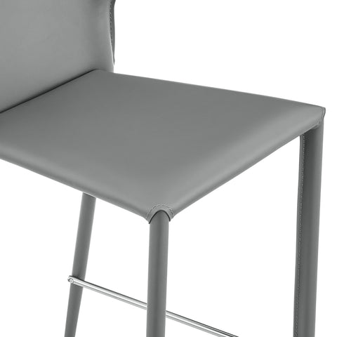 Gray / Set of 2 Counter Stools