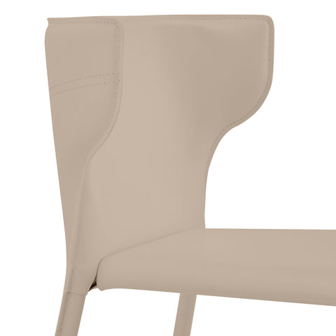 Taupe / Set of 2 Counter Stools
