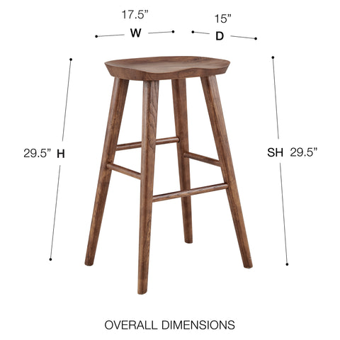 Walnut / Bar Stool
