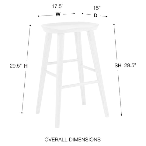 White / Bar Stool
