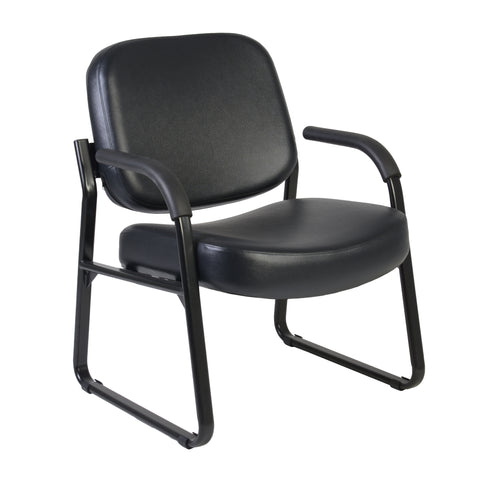 Romig Victor Guest and Reception Chair with Arms, Vinyl