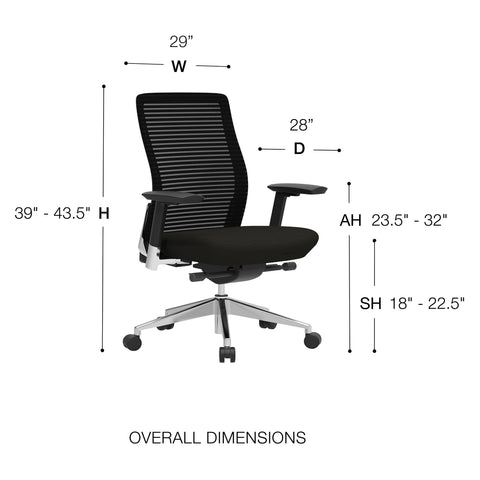 Black / Mesh Office Chair