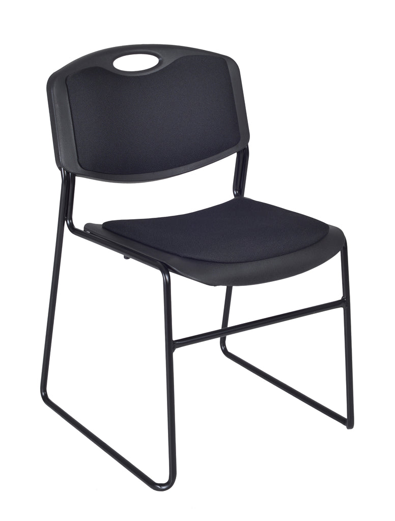 Regency Zeng Padded Seat and Back 400lb Capacity Stackable Chair – Heavy-Duty Metal Frame with Durable Plastic Seat, Space-Saving & Versatile for Offices, Classrooms & Events