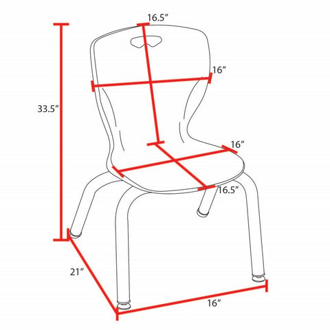 Navy Blue / 8 / 18 in.