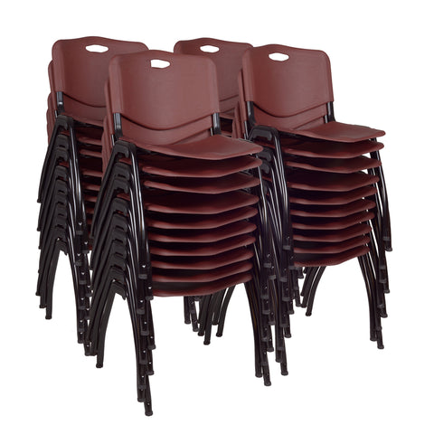 Burgundy / Set of 40