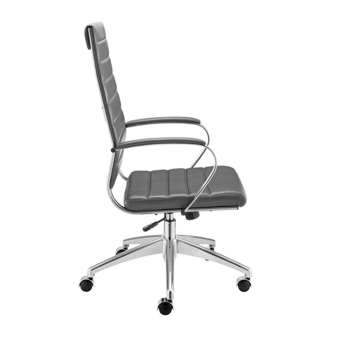 Gray/Aluminum / High Back Office Chair