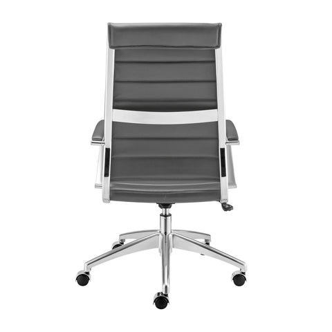 Gray/Aluminum / High Back Office Chair