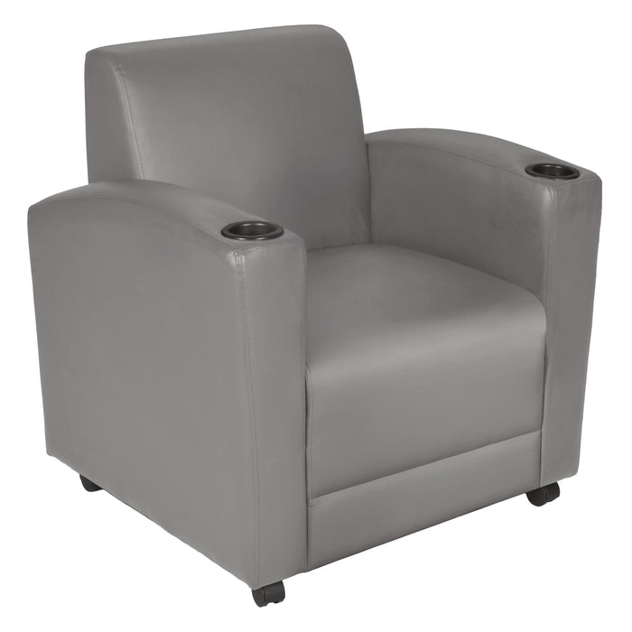 Grey / Lounge Chair No Storage