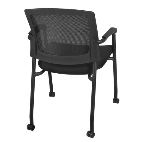 Regency Kobe 48 x 24 in. FlipTop Training Nesting Table & 2 Knight Mesh Chairs