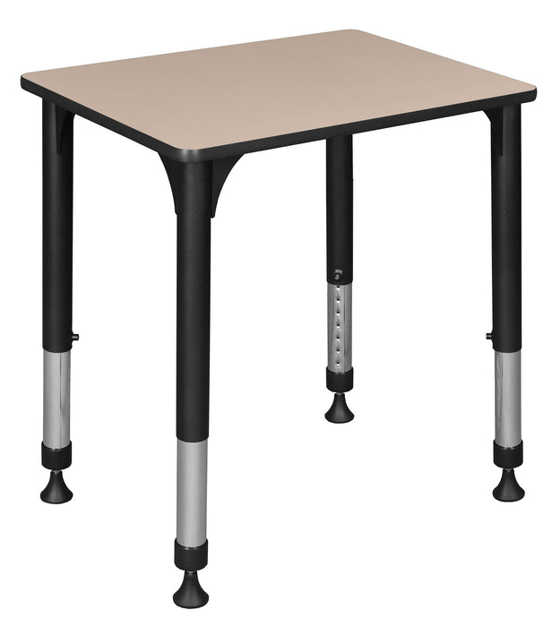 Regency 18.5 x 26 in Rectangle Height Adjustable Classroom School Desk