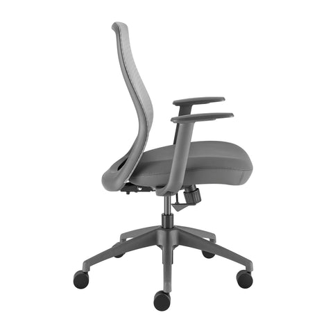 Gray PU seat