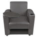 Grey / Lounge Chair with Storage