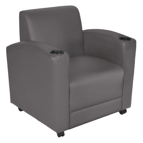 Regency Nova Arm Chair with Sleek Vinyl Upholstery, Ergonomic and Durable Design, Comfortable Seating for Offices, Homes, Study Areas, Lounges, Classrooms, Waiting Rooms, or Conference Rooms