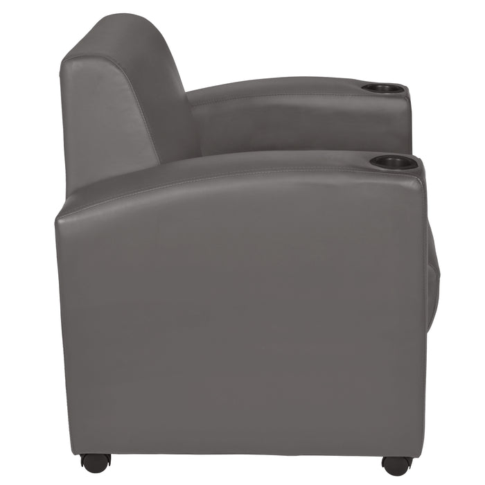 Grey / Lounge Chair No Storage