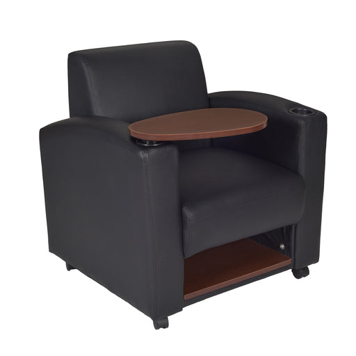 Black / Lounge Chair with Storage