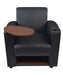 Black / Lounge Chair with Storage