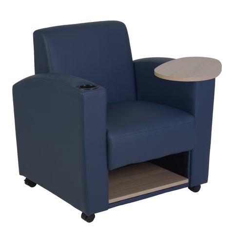 Regency Nova Arm Chair with Sleek Vinyl Upholstery, Ergonomic and Durable Design, Comfortable Seating for Offices, Homes, Study Areas, Lounges, Classrooms, Waiting Rooms, or Conference Rooms