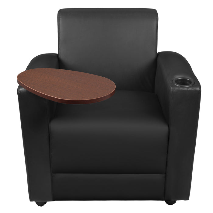 Black / Lounge Chair with Tablet Arm