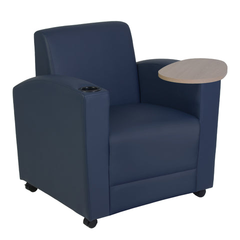 Regency Nova Arm Chair with Sleek Vinyl Upholstery, Ergonomic and Durable Design, Comfortable Seating for Offices, Homes, Study Areas, Lounges, Classrooms, Waiting Rooms, or Conference Rooms