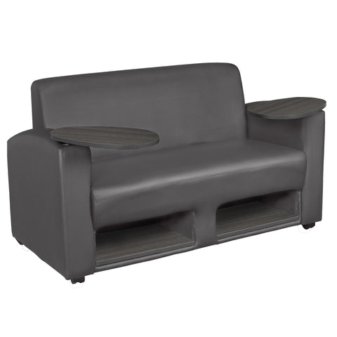 Regency Supernova Loveseat with Sleek Vinyl Upholstery, Ergonomic and Durable Design, Comfortable Seating for Offices, Homes, Lounges, Classrooms, Waiting Rooms, or Conference Areas