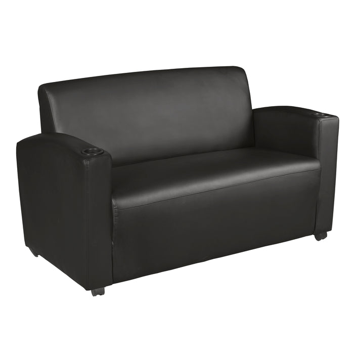 Black / Loveseat No Storage