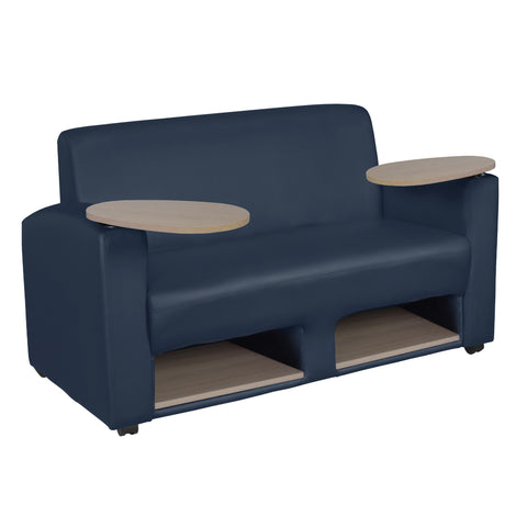 Regency Supernova Loveseat with Sleek Vinyl Upholstery, Ergonomic and Durable Design, Comfortable Seating for Offices, Homes, Lounges, Classrooms, Waiting Rooms, or Conference Areas