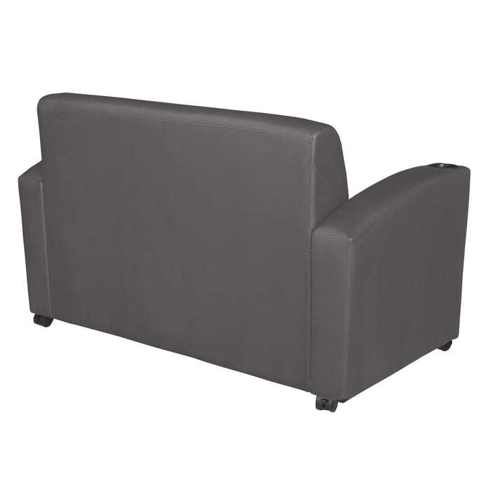 Grey / Loveseat with Tablet Arm