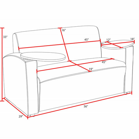 Ash Grey|Grey / No Storage